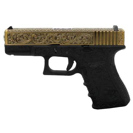 WE Glock 19 Ivory Gravürlü Airsoft Tabanca
